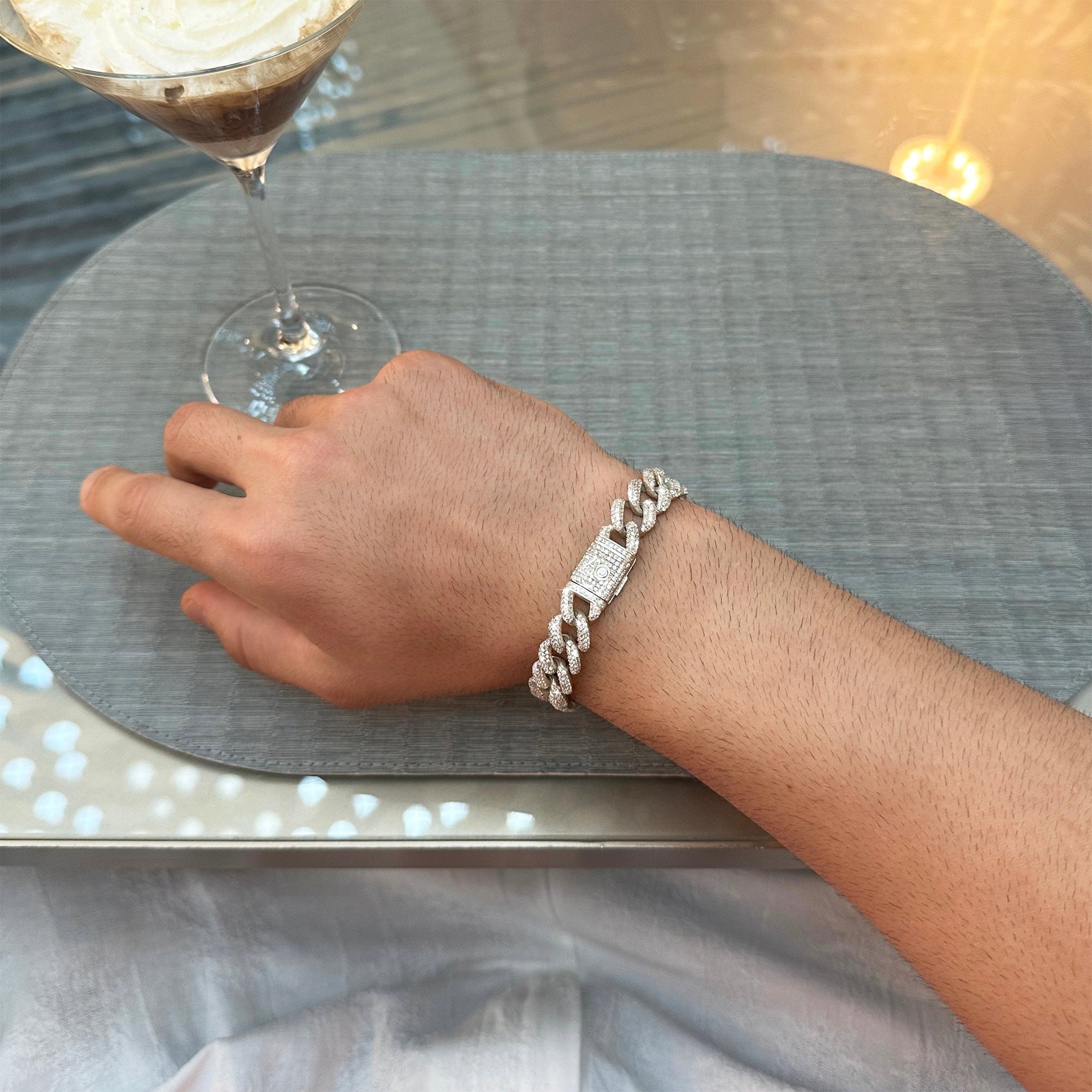 12 mm Cuban Chain Bracelet