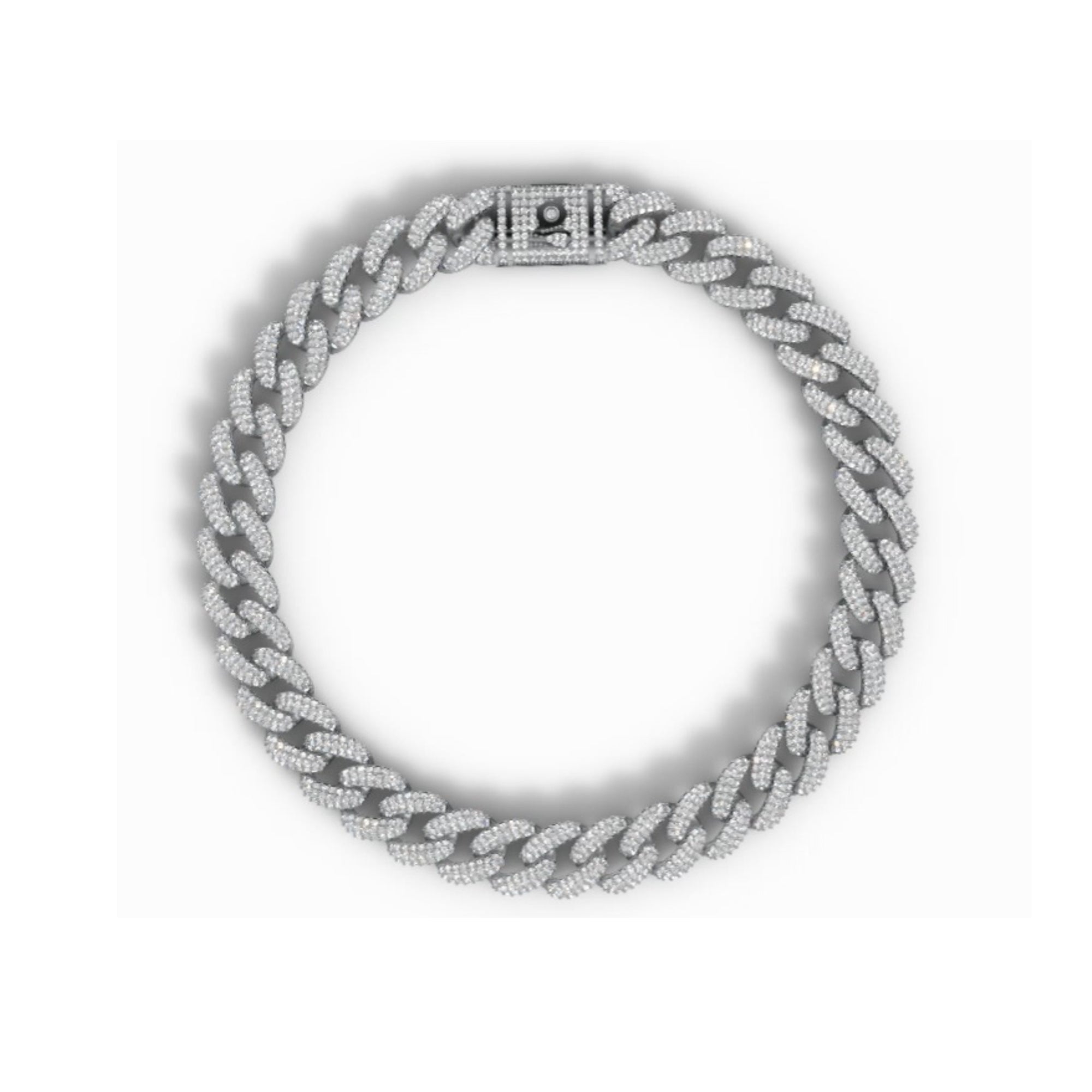 12 mm Cuban Chain Bracelet