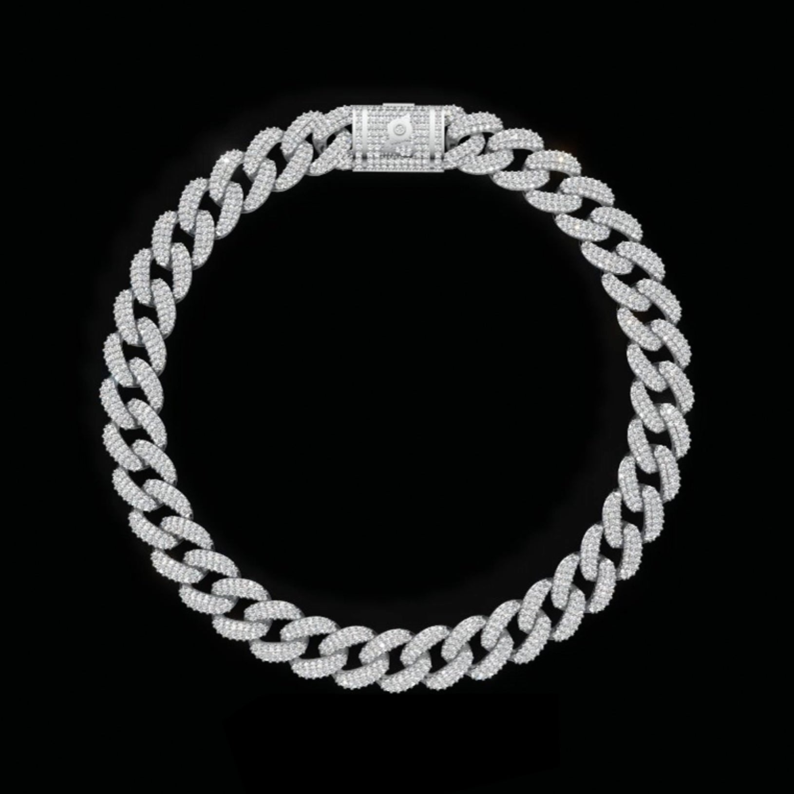 12 mm Cuban Chain Bracelet