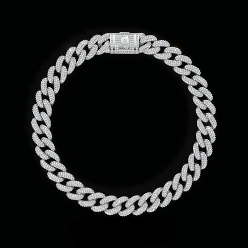 12 mm Cuban Chain Bracelet