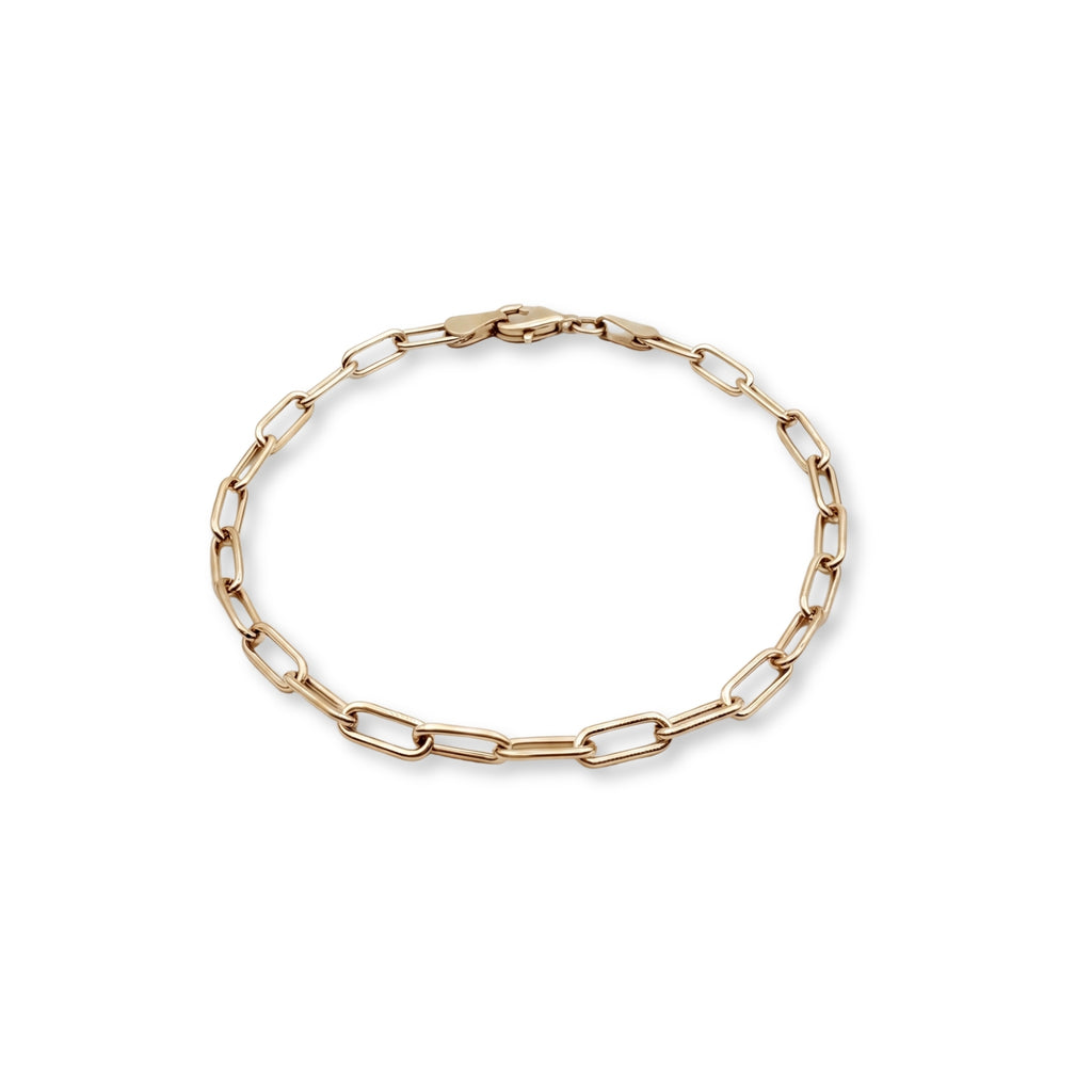 GJ Forse Chain Silver Bracelet 
