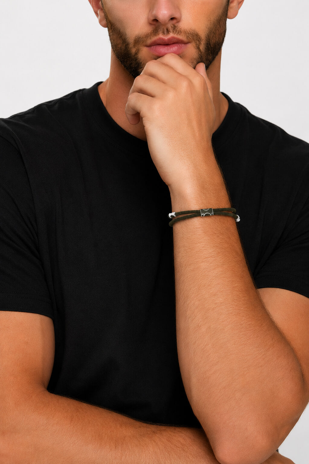 Gosi Silver Lucky Bracelet - Green