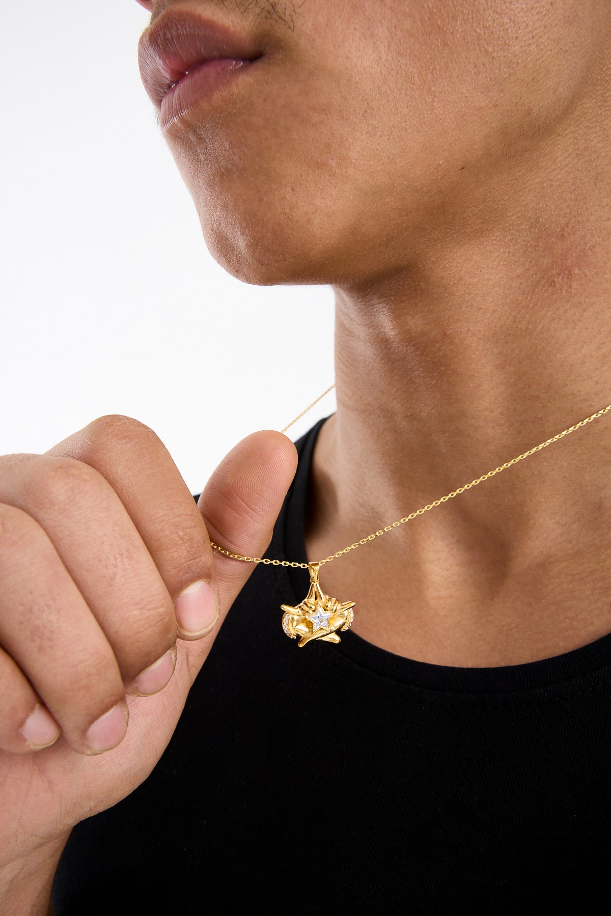 Starboy Altın Kaplama Gümüş Kolye