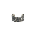 Textured Silver Oxide Ring