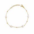 Pearl Dream Gold Plated Silver Bracelet 