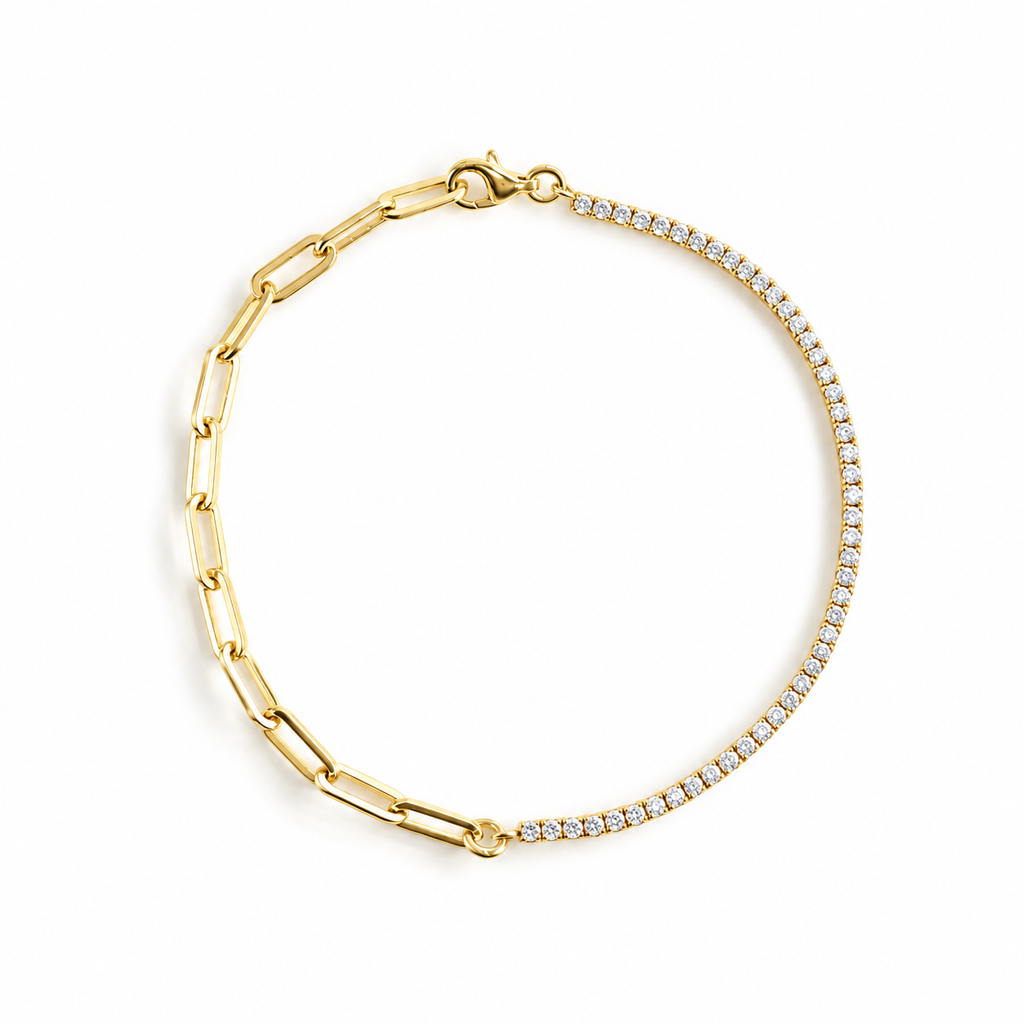 Chain &amp; Waterway Art Bracelet 