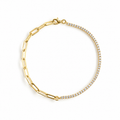 Chain &amp; Waterway Art Bracelet 