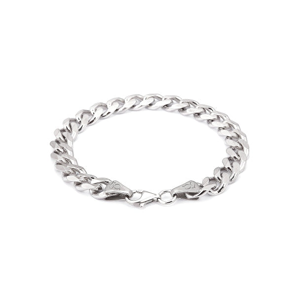 GJ Curb Chain Gümüş Bileklik