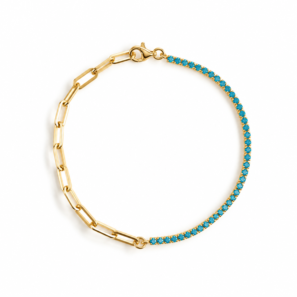 Chain &amp; Waterway Art Bracelet 