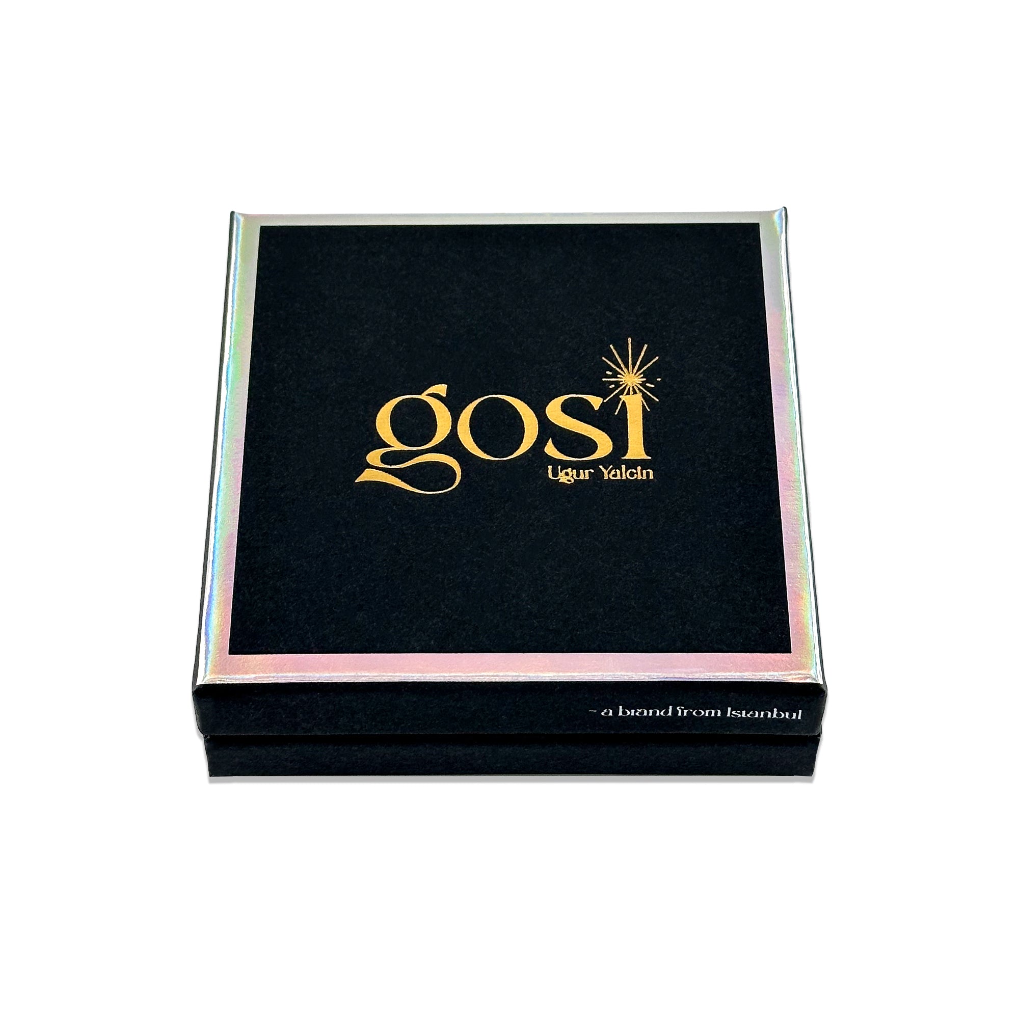 Gosi x Men Siyah İpli Maske Gümüş Bileklik