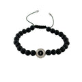 Lava Stone Billiard Ball Bracelet 