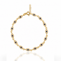Marquise Eye Silver Bracelet 