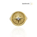 S26® 0.10 Carat Diamond Compass Ring