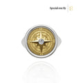 S26® 0.10 Carat Diamond Compass Ring