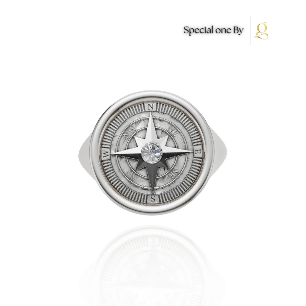 S26® 0.10 Carat Diamond Compass Ring