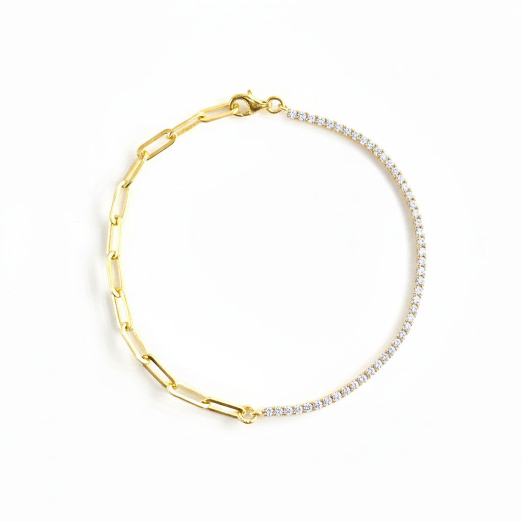 Chain &amp; Waterway Art Bracelet 