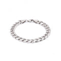 GJ Curb Chain Gümüş Bileklik