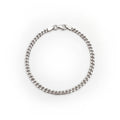 GJ Forse Chain Silver Bracelet 