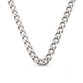 GJ Curb Chain Gümüş Kolye