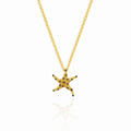 Starfish Gold Plated Silver Necklace 