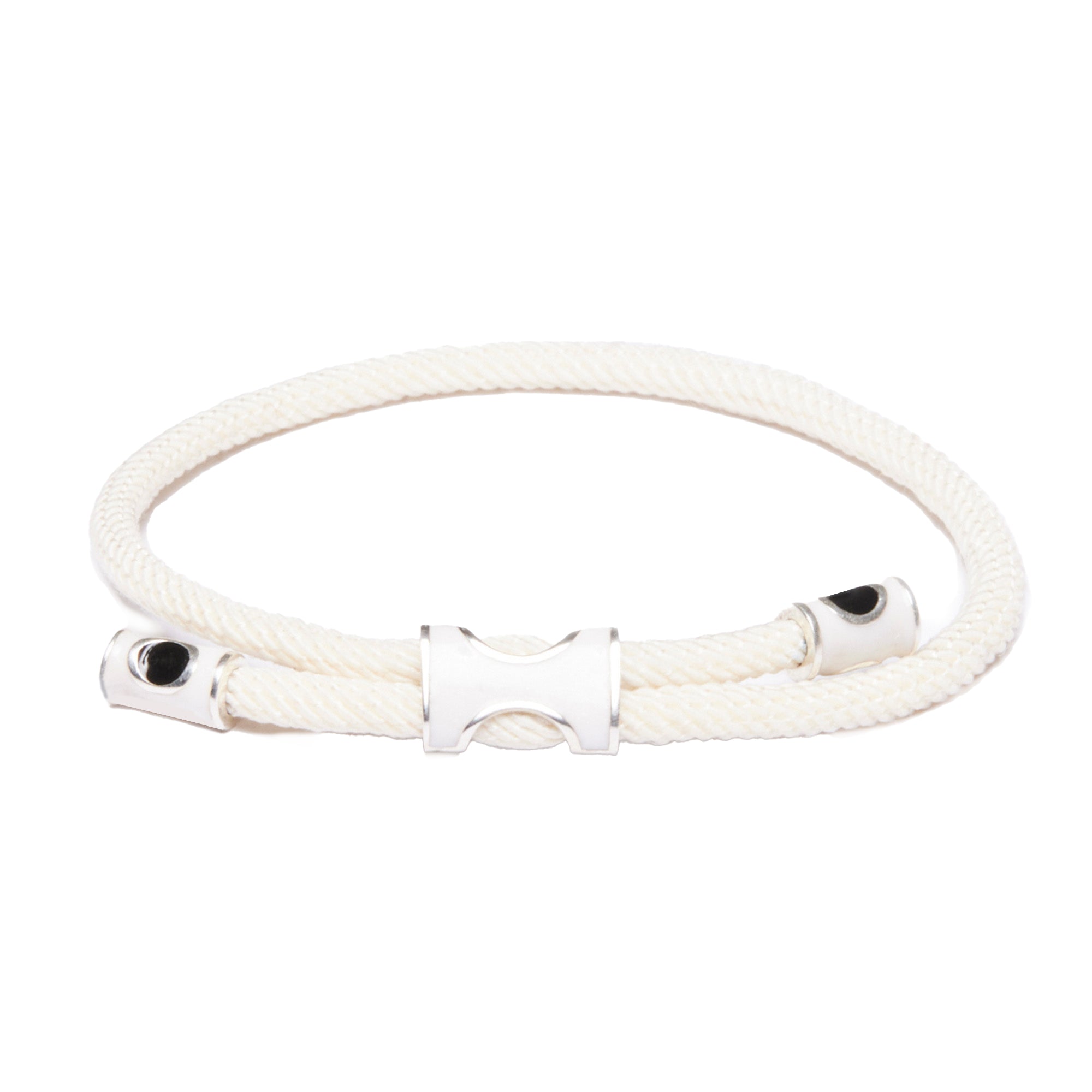 Gosi Gümüş Şans Bilekliği - Beyaz