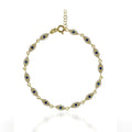 Marquise Eye Silver Bracelet 