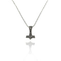 Viking Mjolnir Gümüş Kolye