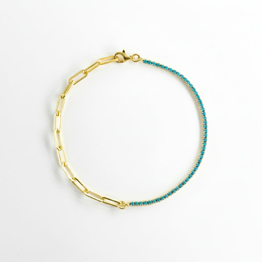 Chain &amp; Waterway Art Bracelet 
