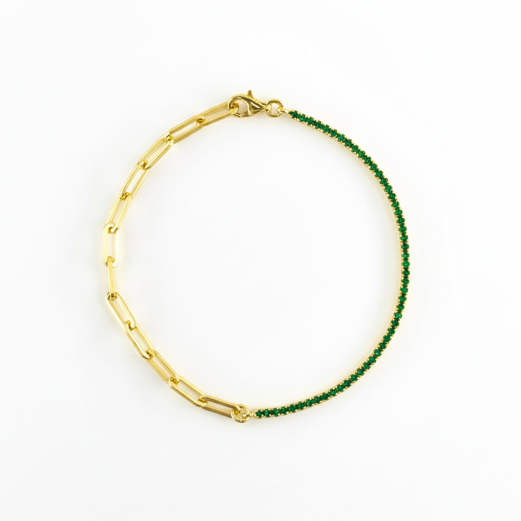 Chain &amp; Waterway Art Bracelet 